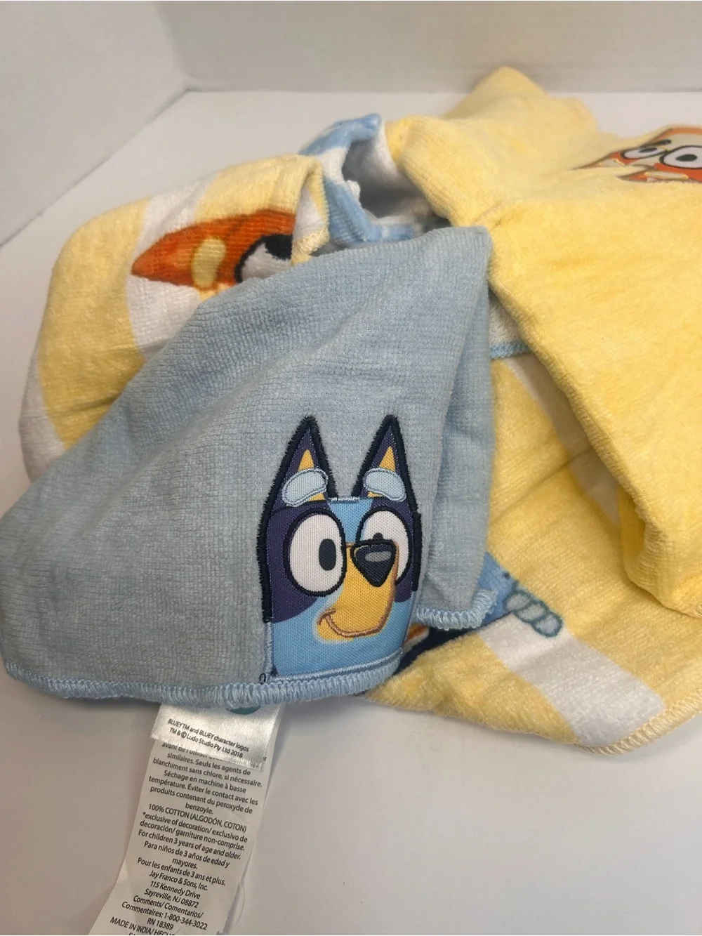 Bluey 5pk Kids Cotton Washcloths NEW